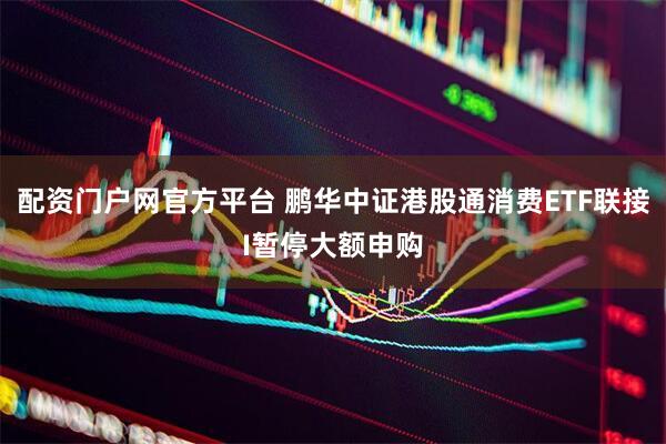 配资门户网官方平台 鹏华中证港股通消费ETF联接I暂停大额申购